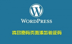 WordPress博客用户找回密码页面添加验证码