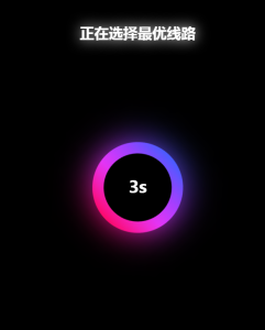 自动跳转到别的网站源码，渐变色旋转动画，双端适应